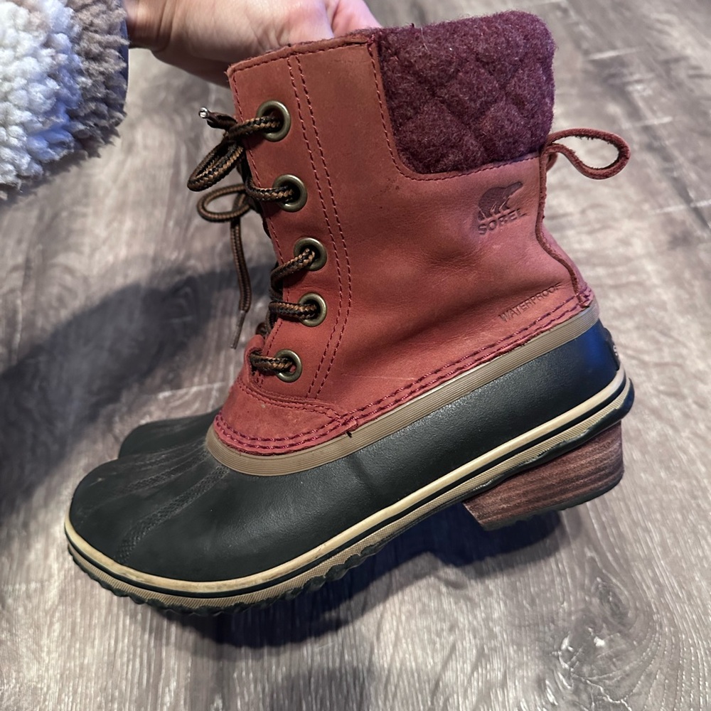 Sorel Women’s Slimpack II Lace Snow Duck Boots